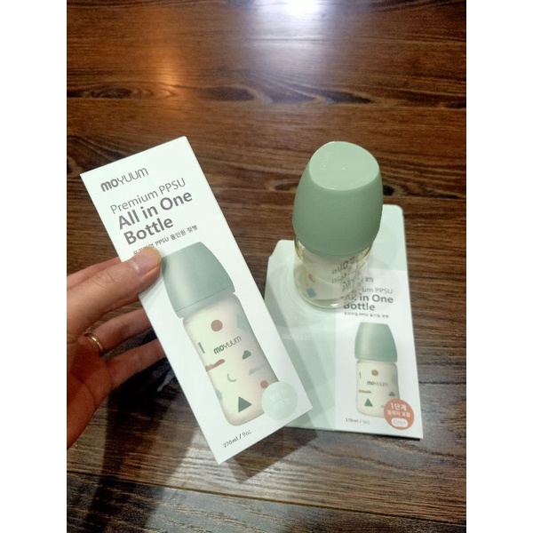 ÷ BÌNH SỮA MOYUUM MÂY HÀN QUỐC LOẠI ĐẸP 170ML/270ML HỖ TRỢ ĐỔI NÚM TÙY CHỌN