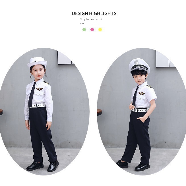 Bộ Đồng Phục Phi Công Không Quân Đội Cho Bé
