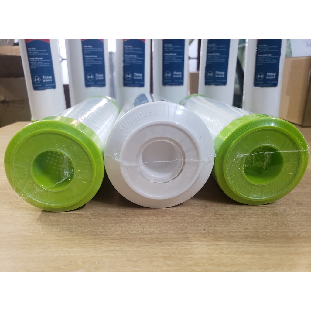 Bộ Lõi Lọc Nước Sunhouse số 123 - loại 10 inch