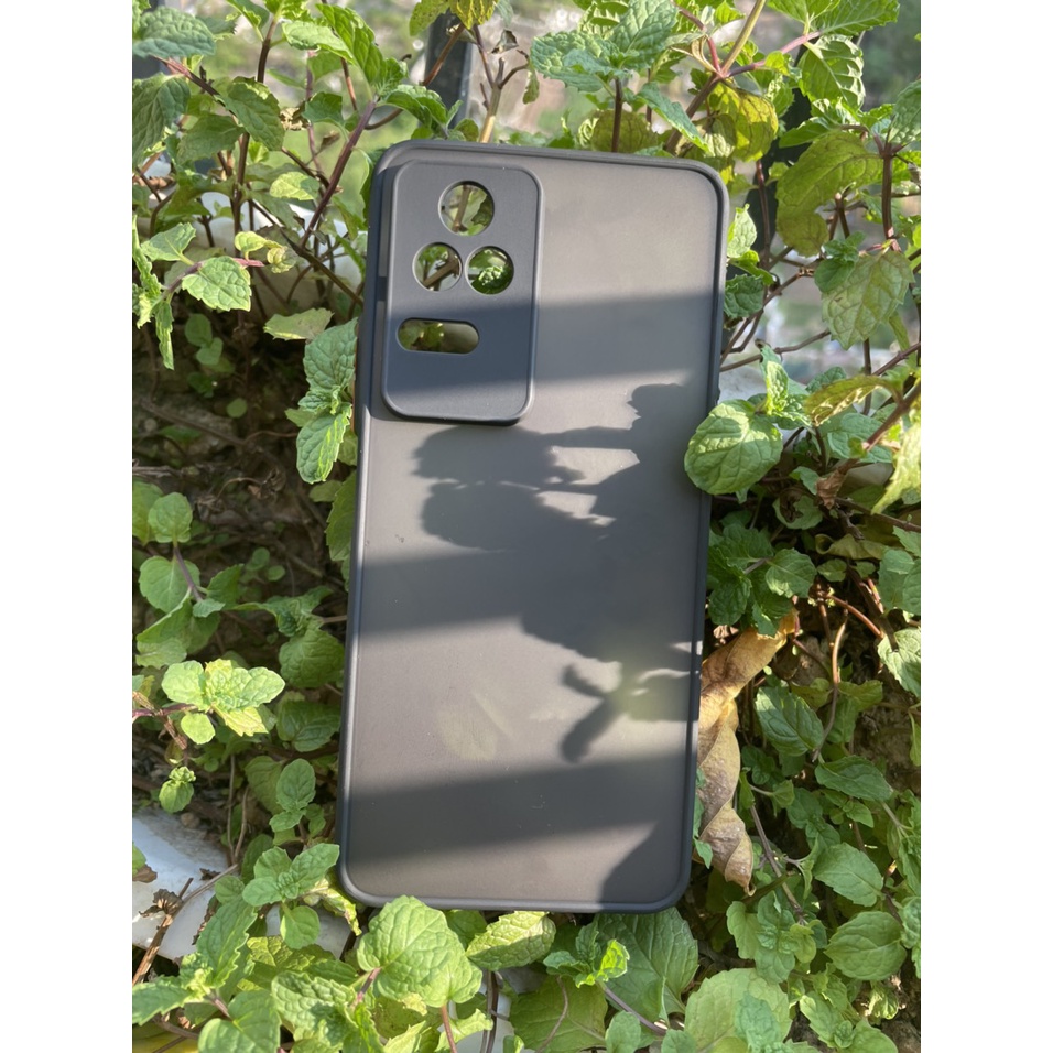Ốp lưng nhám cho Xiaomi Redmi K40S, Poco F4 viền dẻo, lưng chống bán vân tay