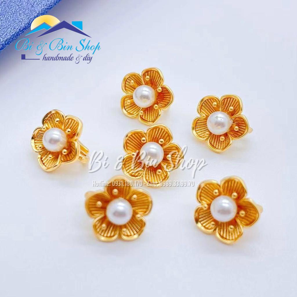 Móc Chốt Trang Sức Hoa Mai Nhuỵ Ngọc Làm Vòng Đeo Tay, Dây Chuyền, Trang Sức Handmade