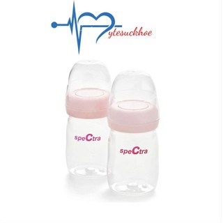 Bộ 2 Bình Trữ Sữa Cổ Rộng Spectra - Chính Hãng