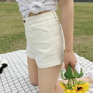 Quần short nữ kaki lật lai co giãn