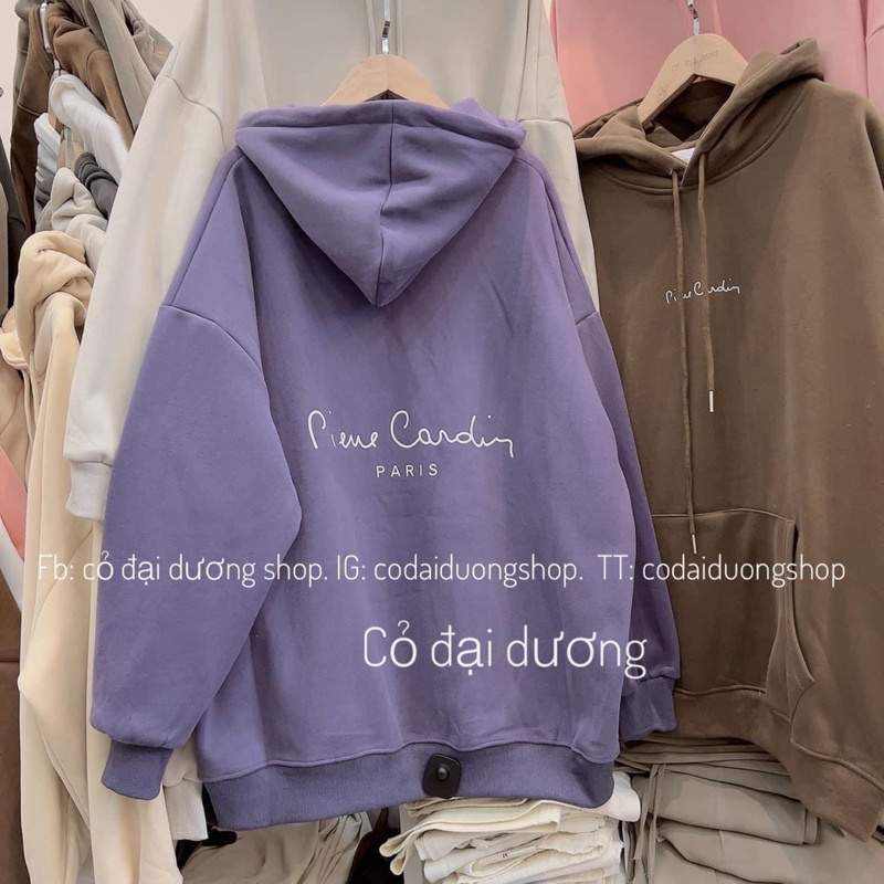 Áo hoodie pieue hai mặt PM11