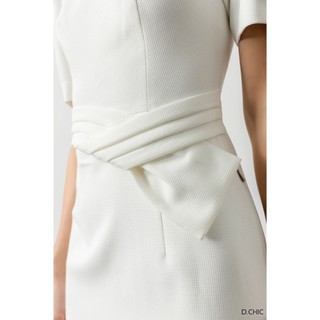 Váy bút chì xếp nơ eo D.CHIC MS: 2813215