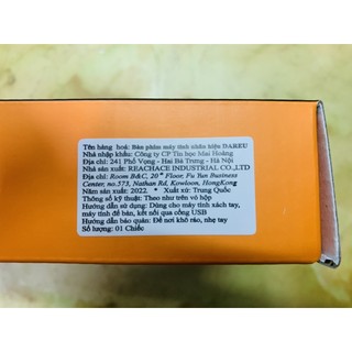 Bàn phím Dareu LK185 USB Black