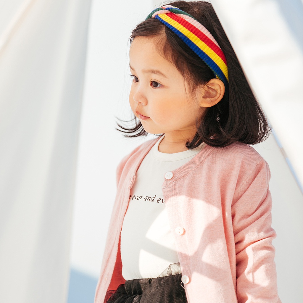 Áo Khoác Len Cardigan Chất Đẹp Cho Bé Gái
