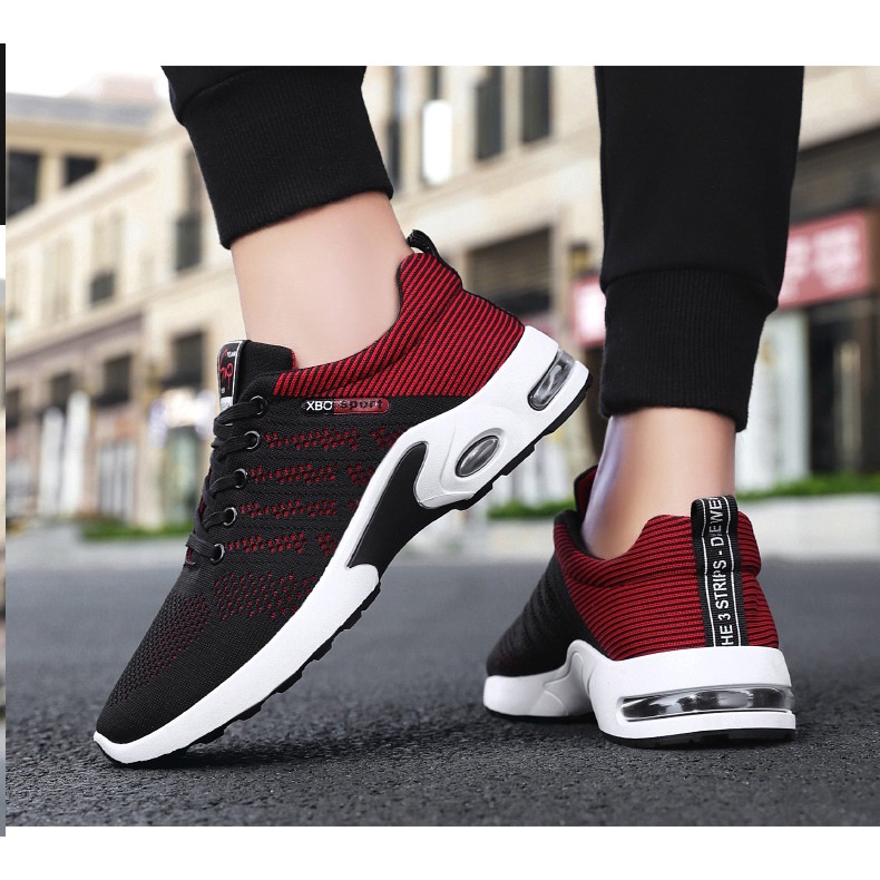 Giày Thể Thao Nam S038 Vải Thoáng Khí Giá Rẻ Có 2 màu