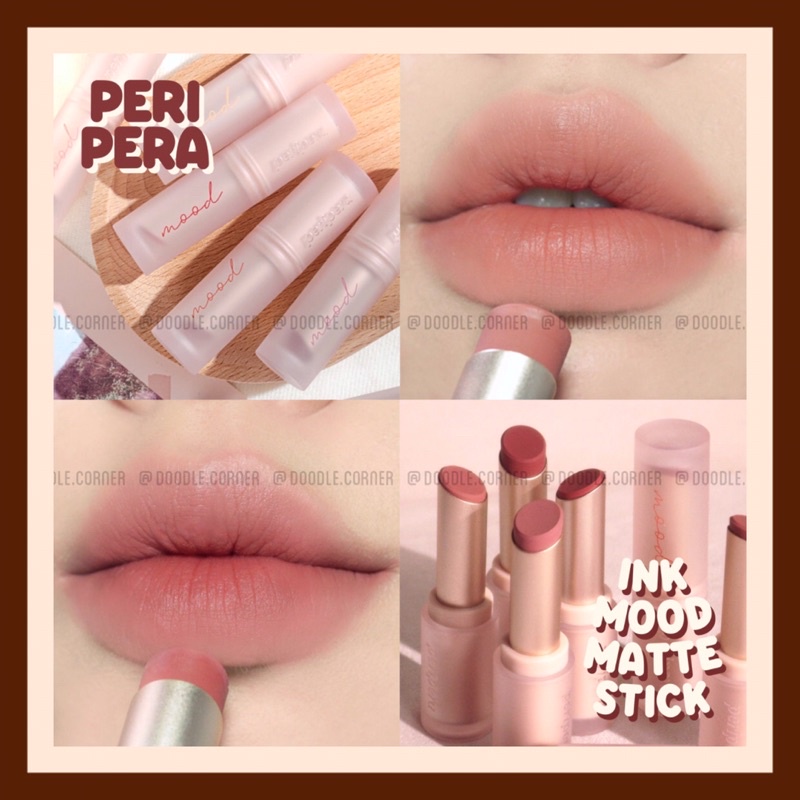 Son thỏi lì siêu mỏng nhẹ Peripera Ink Mood Matte Stick