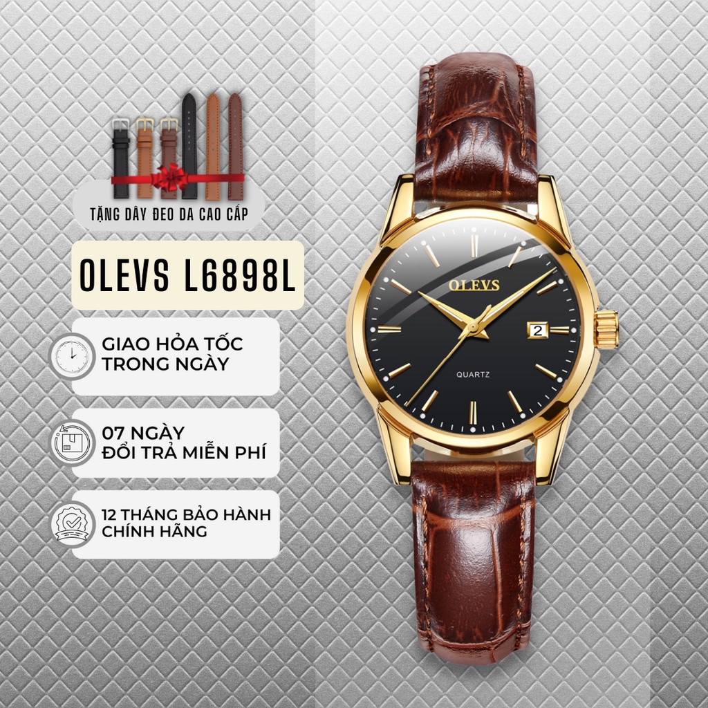 Đồng Hồ OLEVS 6898L - Máy thạch anh dành cho Nữ - Phong cách sang trọng - Bảo hành 6 tháng