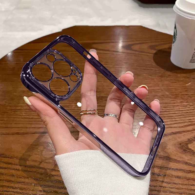 Ốp Điện Thoại Iphone 14 13 12 11 Pro Max Case Ốp Lưng Điện Thoại I Phone 14 Promax Tpu Mềm Trong Suốt Mạ Điện Sang Trọng Cho Ip 14Promax 14 Plus 13 12 11 Pro Max