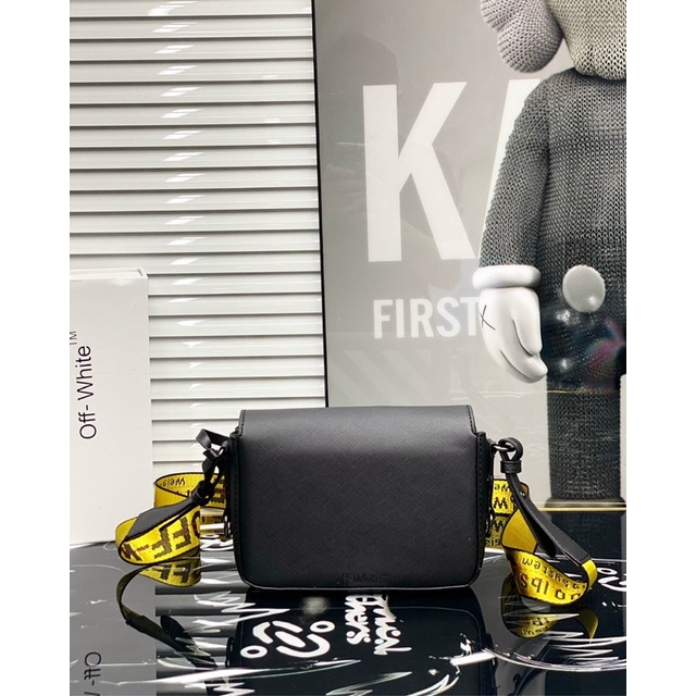 - Túi Đeo Chéo 0ff Wh.ite Màu Đen Cao Cấp, Túi Đeo Chéo Nam Nữ 0ff Wh.ite Full Box