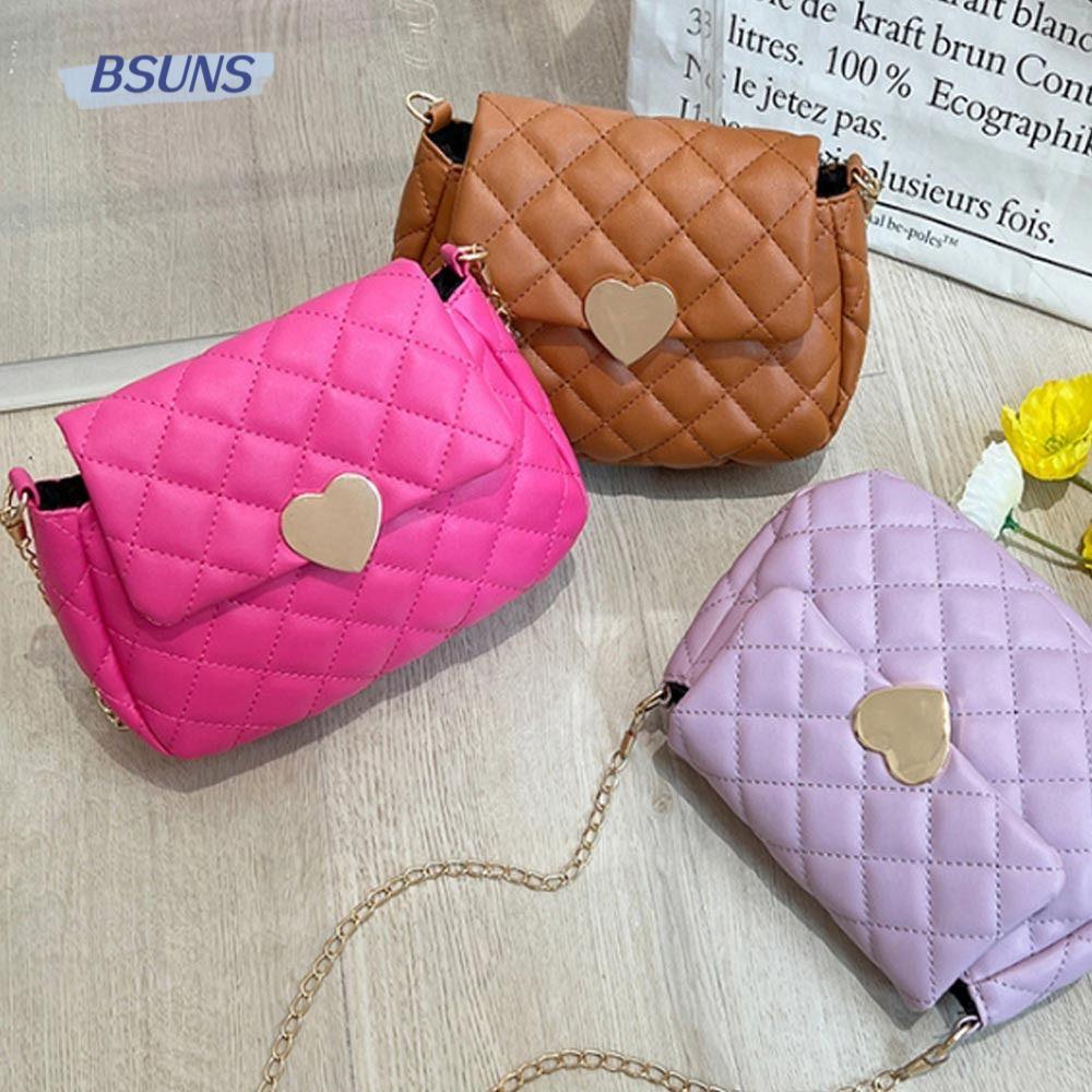 Túi Đeo Chéo Da PU Phối Dây Xích Thời Trang Cho Nữ