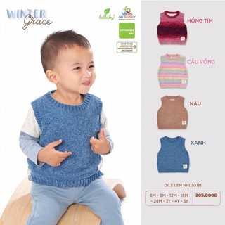 Sale 30 % -áo gile len lullaby bé trai/ gái