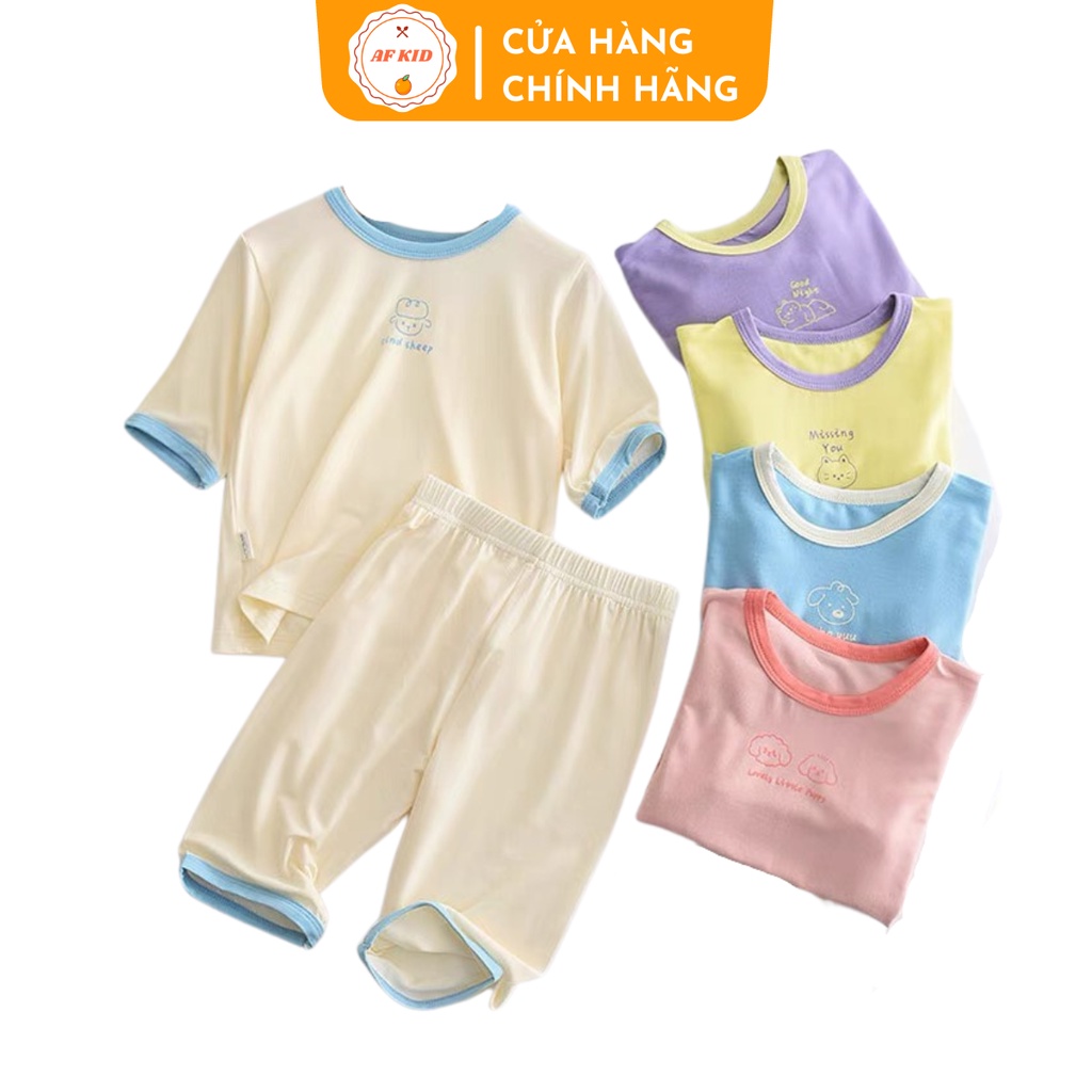 Bộ Quần Áo Trẻ Em Minky Mom Lửng Lovely Nhiều Màu Cho Bé Chất Thun Lạnh Siêu Mềm Mịn Mát
