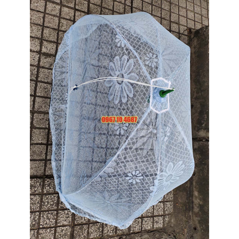 Màn chụp em bé made in việt nam khung thép cao cấp - Mùng chụp tự bung cho bé, trẻ em