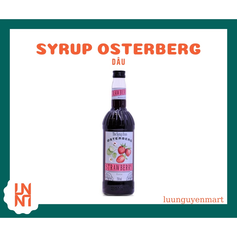 Siro/ Syrup Osterberg Dâu 750ml