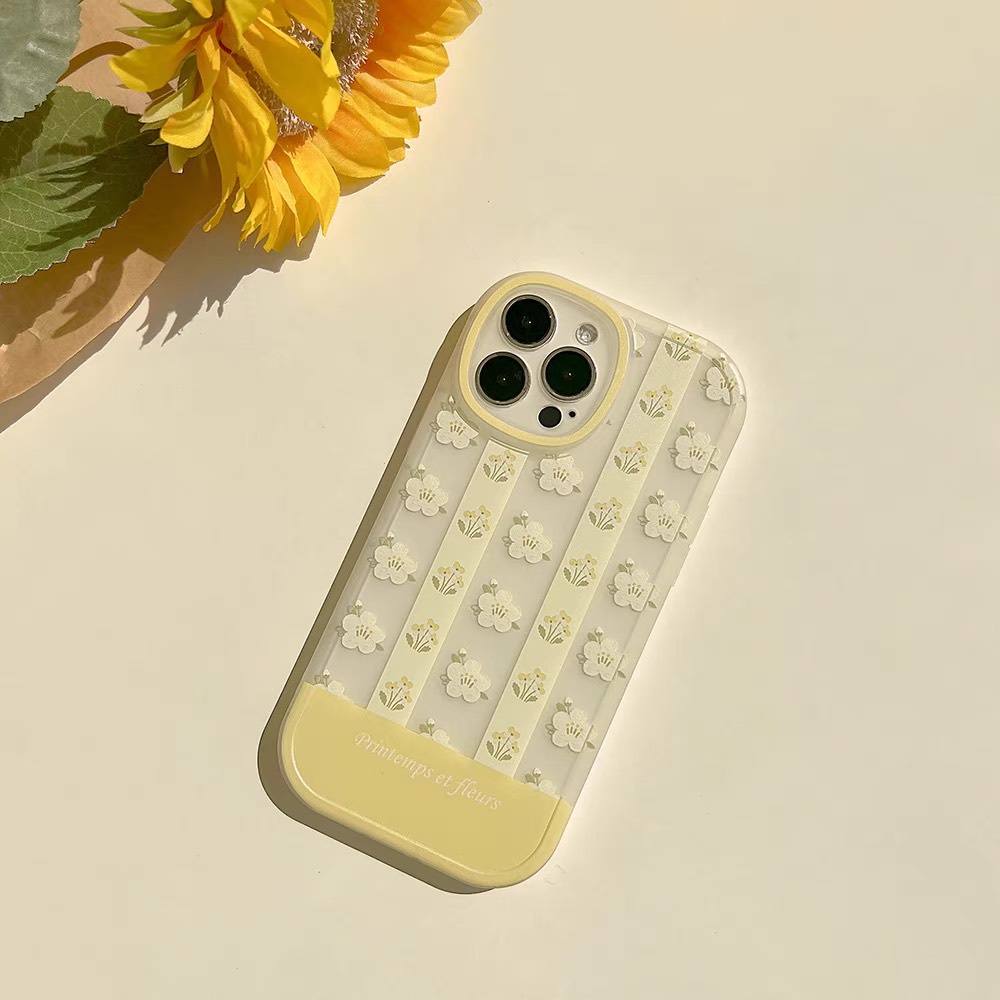 Ốp lưng iphone dẻo Hoa Vàng Printemps et fleuts (KHÔNG KÈM NƠ) 13/pro/promax/12promax/12pro/12/11promax/11/7plus/8plus