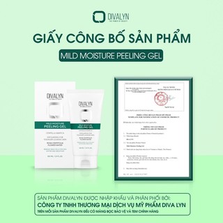 Tẩy tế bào da chết chính hãng, gel tẩy da chết vật lý divalyn