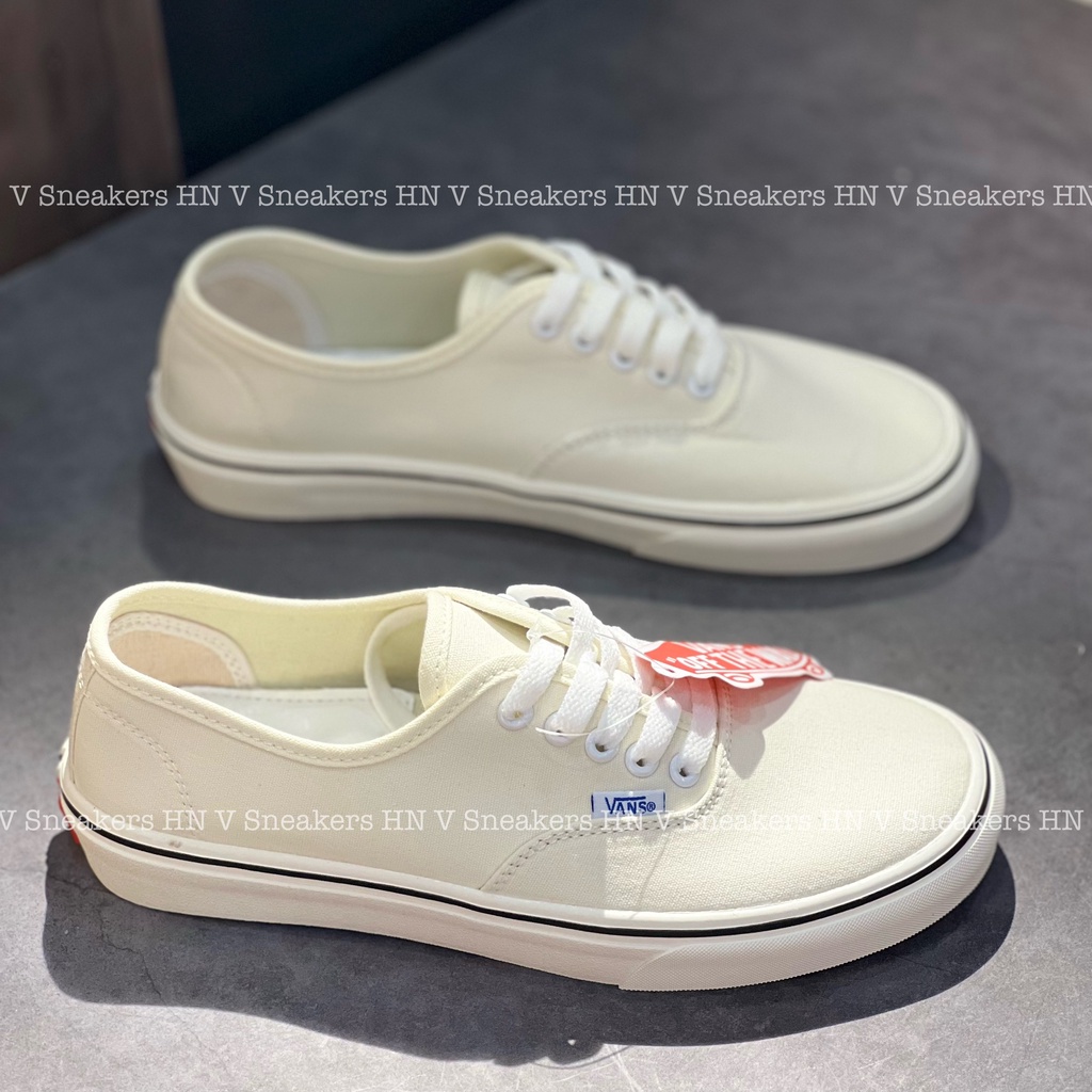 Giày Sneaker Vans Classic Beige|Vans Classic Màu Trắng Kem Đế Đúc Cao Cấp Nam Nữ Hàng Trung