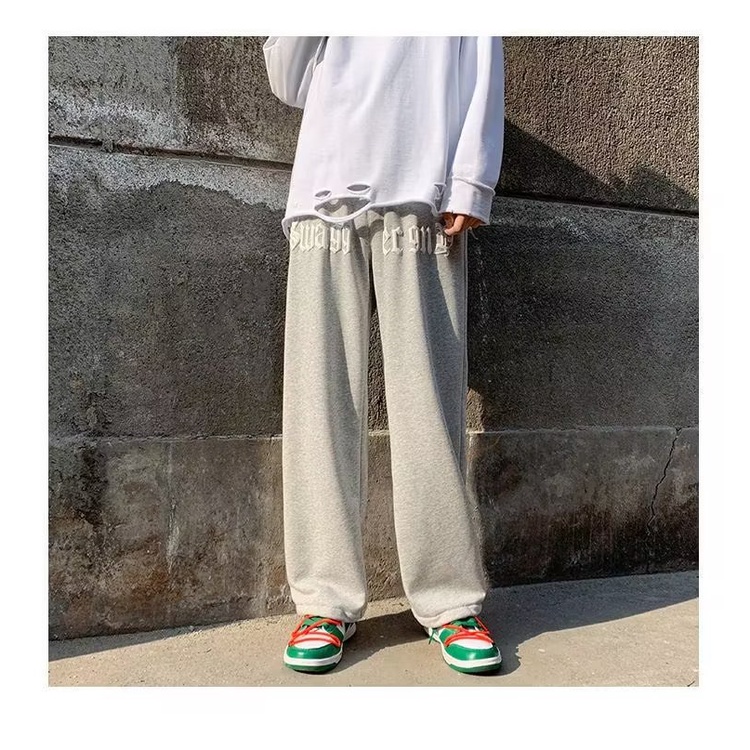 Quần Dài Thể Thao In Chữ Phong Cách Hip Hop Mỹ TF1 Thời Trang Cho Nam