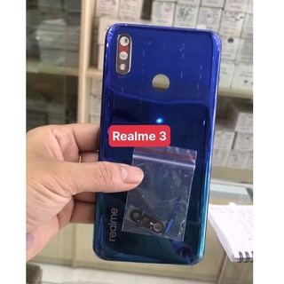 Nắp lưng OPPO Realme 3 zin ( gồm nắp lưng . phím ,kính camera)