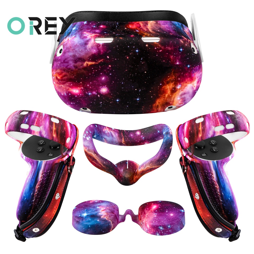Bao Da Bảo Vệ Mặt Trước Và Sau Cho Kính Thực Tế Ảo Oculus Quest 2