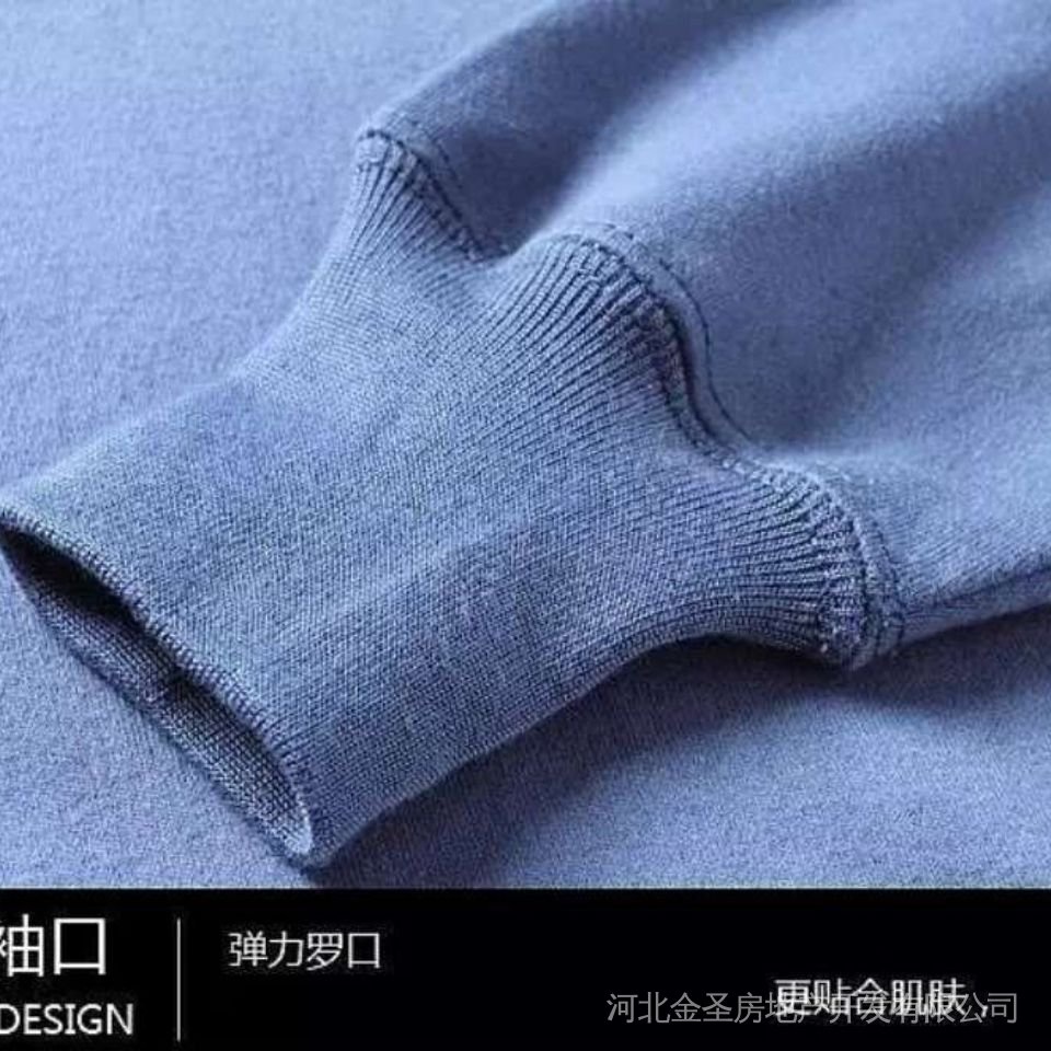 Áo Thun Cotton Cổ Cao Tay Dài Thời Trang Thu Đông Cho Nam