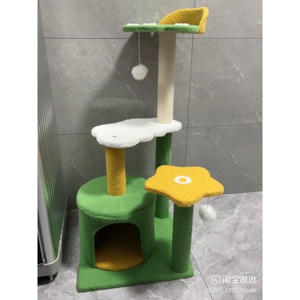 Trụ Cào Móng 4 Tầng dành cho mèo 40x40x87cm