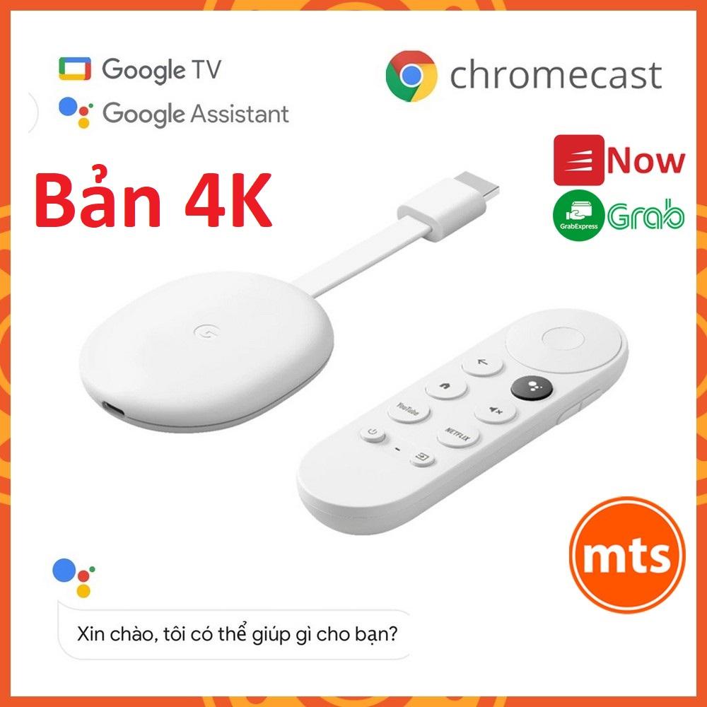 Google Chromecast with Google TV, 4K HDR, Ra lệnh Tiếng Việt chính hãng - Minh Tín Shop
