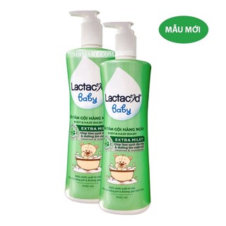 Sữa tắm gội cho bé Lactacyd Milky 250ml và 500ml - Bảo vệ và nuôi dưỡng da và tóc bé vượt trội