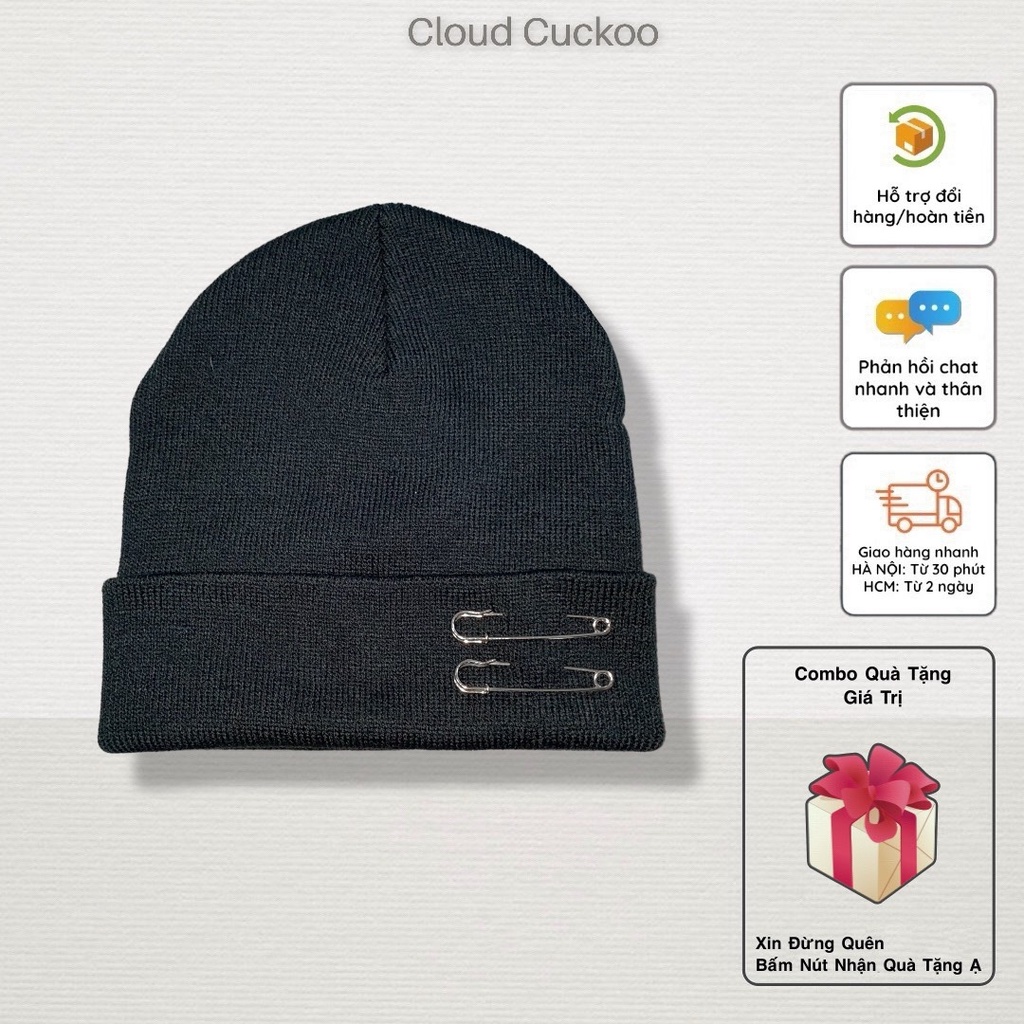 Mũ Len Kim Băng Đôi Phong Cách Ulzzang Chất Len Mềm Mại Thông Thoáng - Mã Số: KB8765