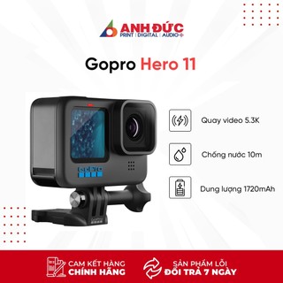 Máy quay hành trình Gopro Hero 11 - Action Camera Hero 11 Chính hãng - Bảo hành 12 tháng toàn quốc FPT