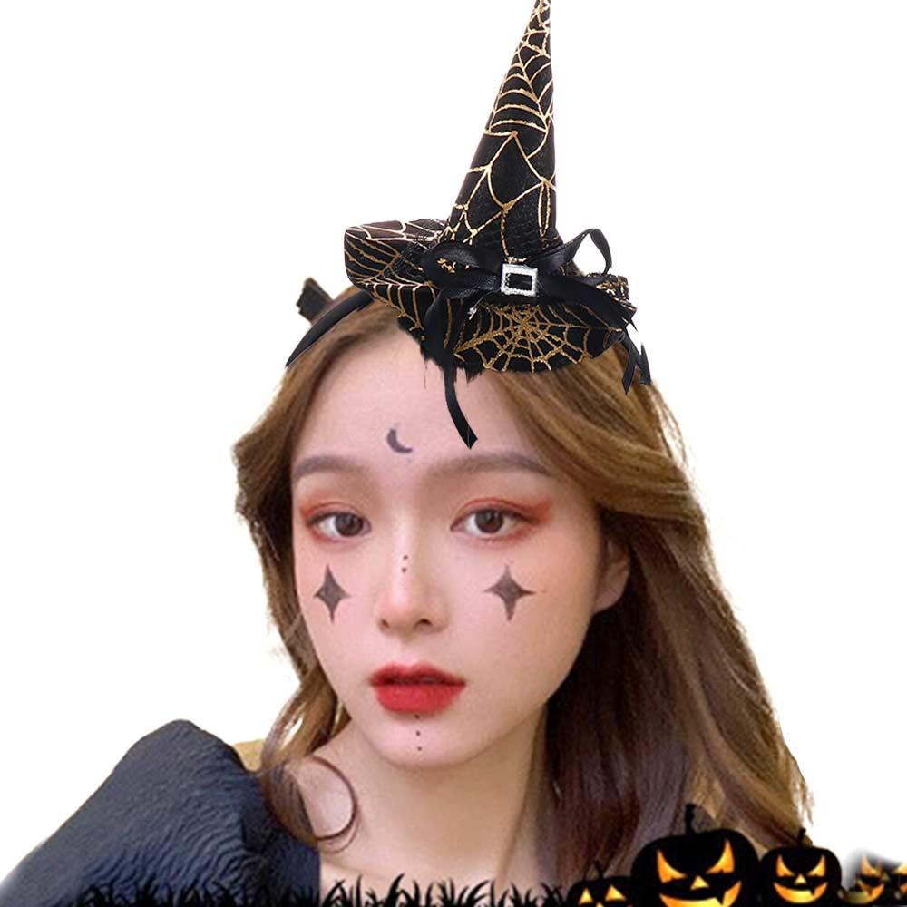 Moco1 Băng Đô Cài Tóc Hóa Trang Phù Thủy Bí Ngô halloween Vui Nhộn