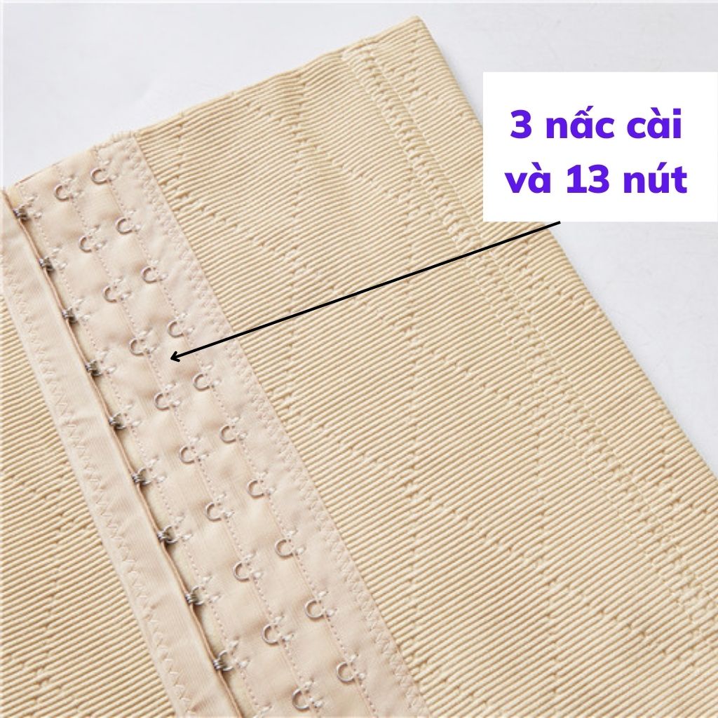 Đai nịt bụng giảm mỡ thừa sau sinh giúp eo thon gọn săn chắc chống cuộn cao cấp DEVARI N8888