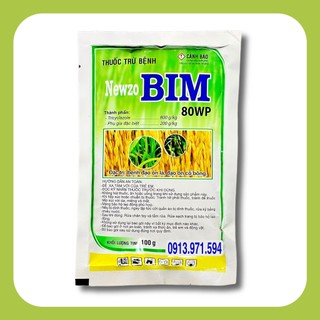 Thuốc trừ bệnh newzo bim 80wp - tricyclazole - trừ đạo ôn lá, đạo ôn cổ bông