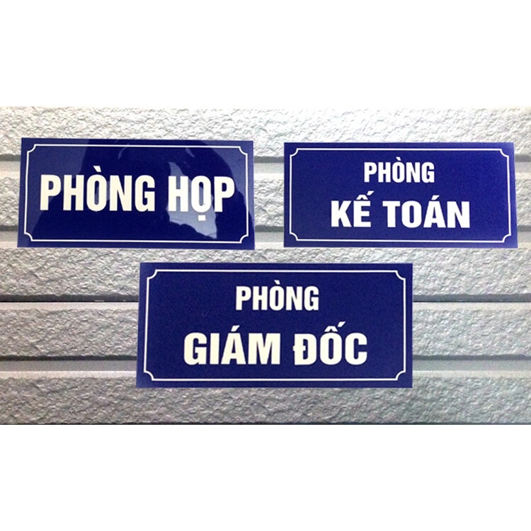 Bảng phòng ban mica, bảng tên phòng bằng mica - Hỗ trợ giao hàng 2h