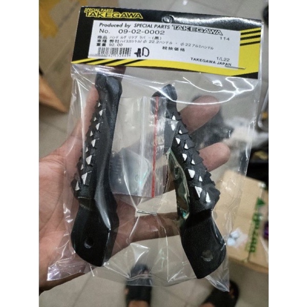 Cặp Gác Chân Sau Nhôm Đặc TAKEGAWA Gắn Cho Các Dòng Xe Honda & Yamaha