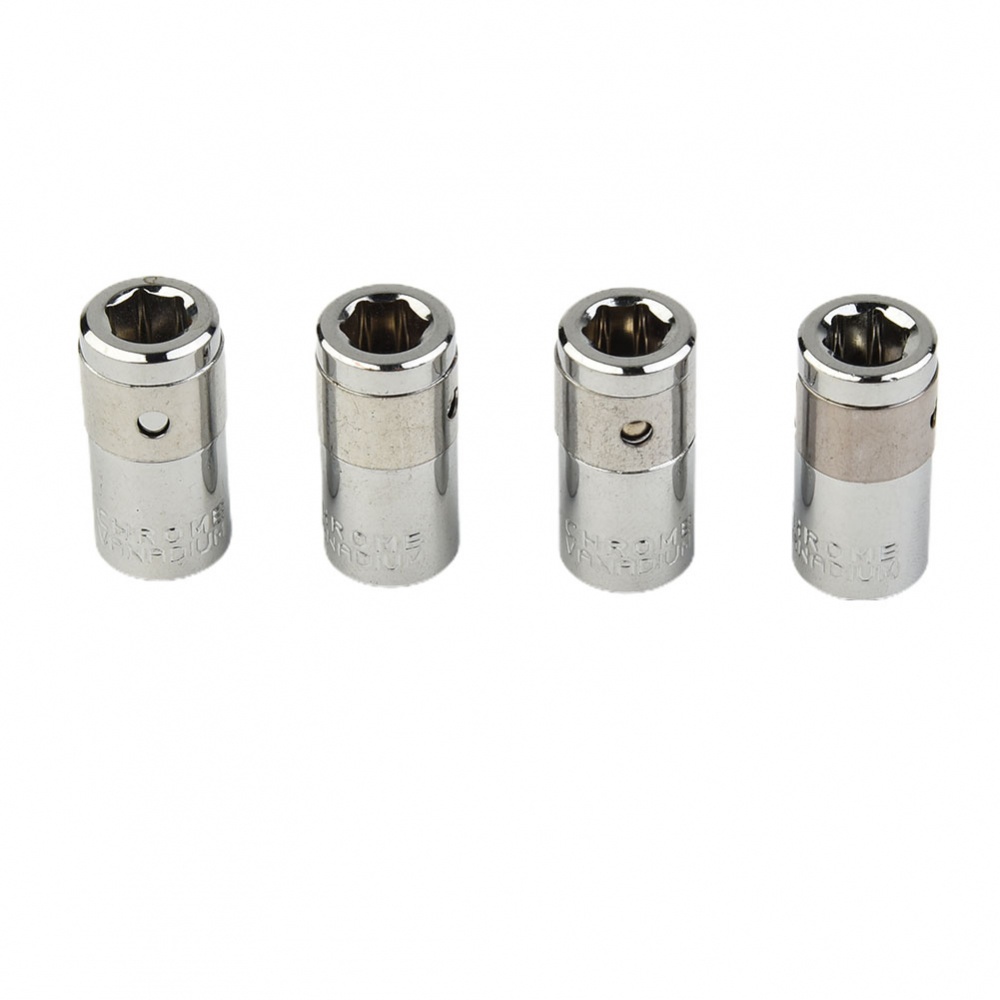 4x 1 / 4 Ổ Đĩa Vuông Sang 1 / 4 Bộ Điều Hợp Chuyển Đổi Đầu Lục Giác