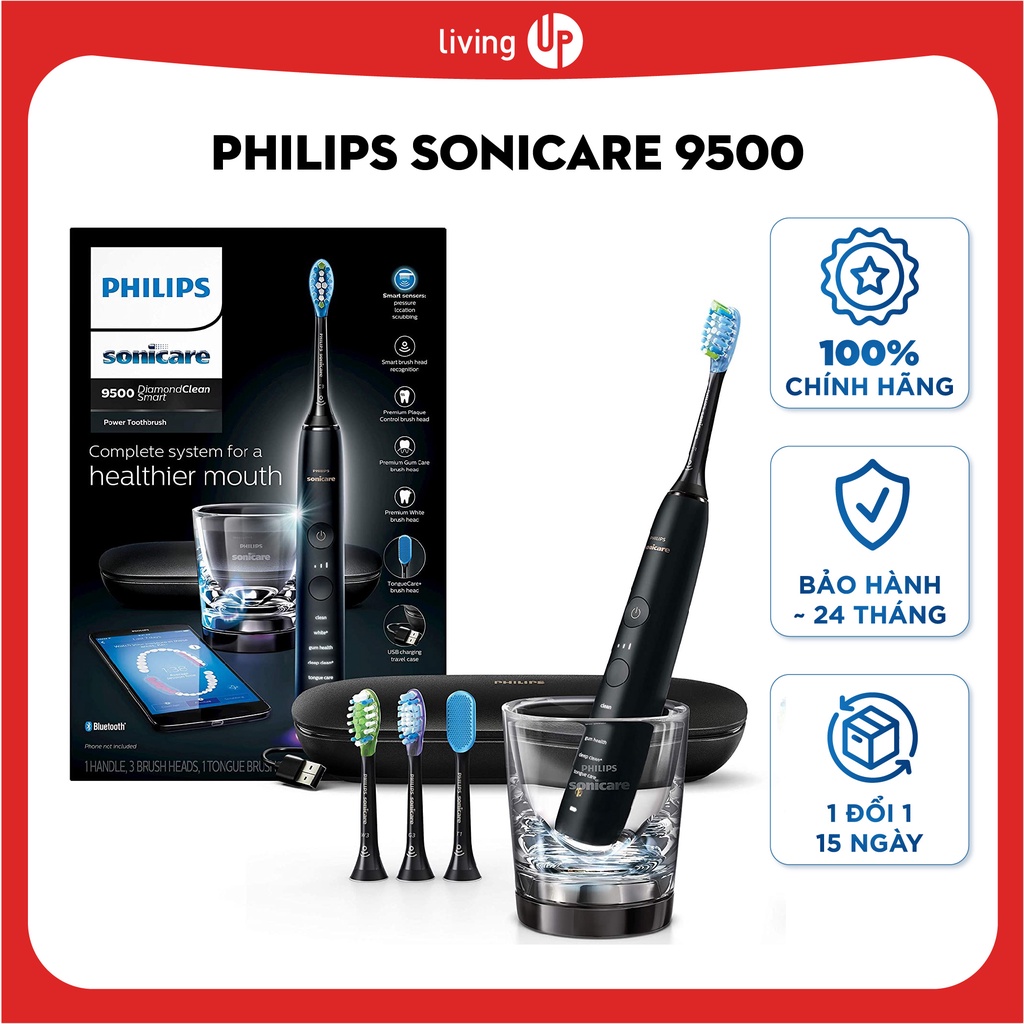 Bàn chải điện Philips Sonicare DiamondClean Smart 9500