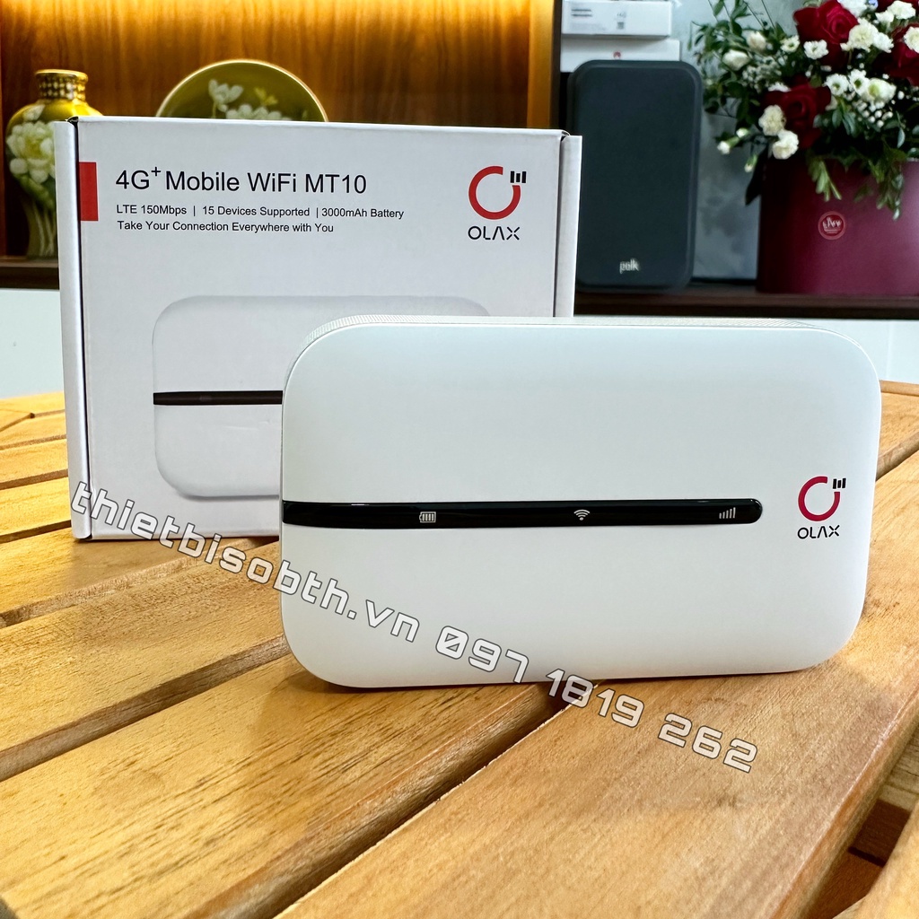 Bộ Phát Wifi Sim 4G Olax. Pin 3000mAh, Tốc độ 150Mbps, Kết Nối 10 Thiết Bị | BigBuy360 - bigbuy360.vn