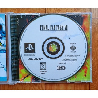 Game ps1 Final fantasy VII no brand