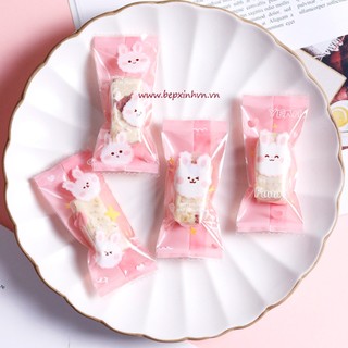 Túi đựng kẹo nougat Thỏ hồng