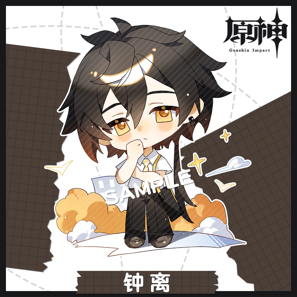 Móc Khóa Hai Mặt Bằng Acrylic Trong Suốt In Hình Anime Xiao Candace Nahida