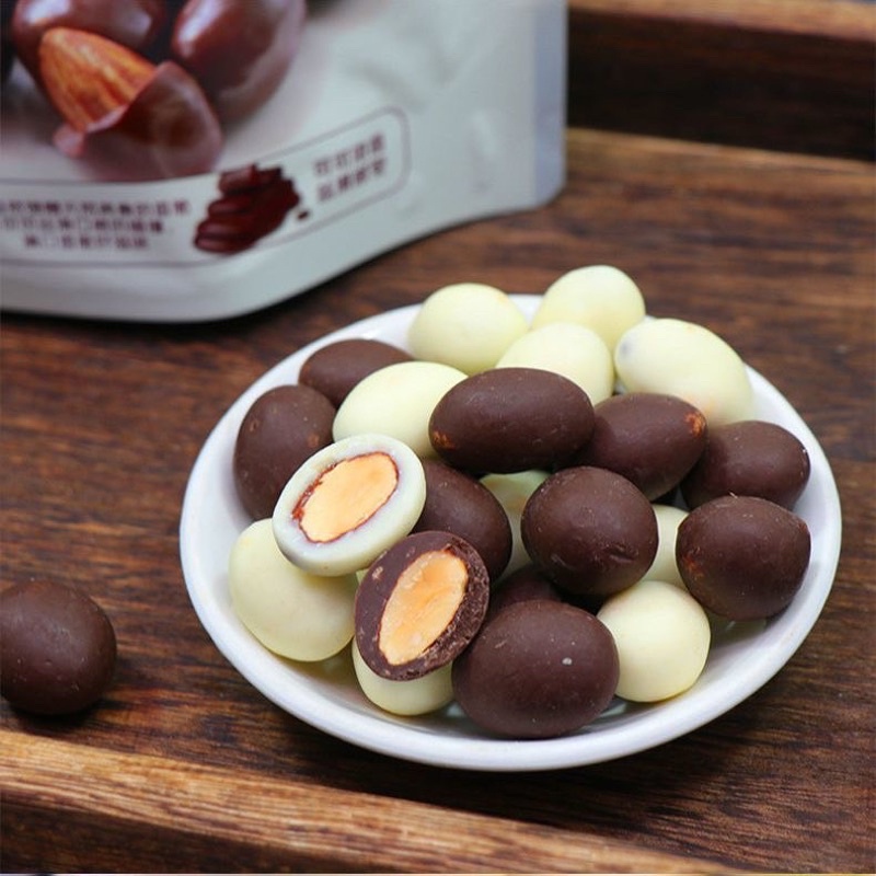 Kẹo Socola Bọc Hạnh Nhân Nướng Giòn Thơm Ngon Gói 60g