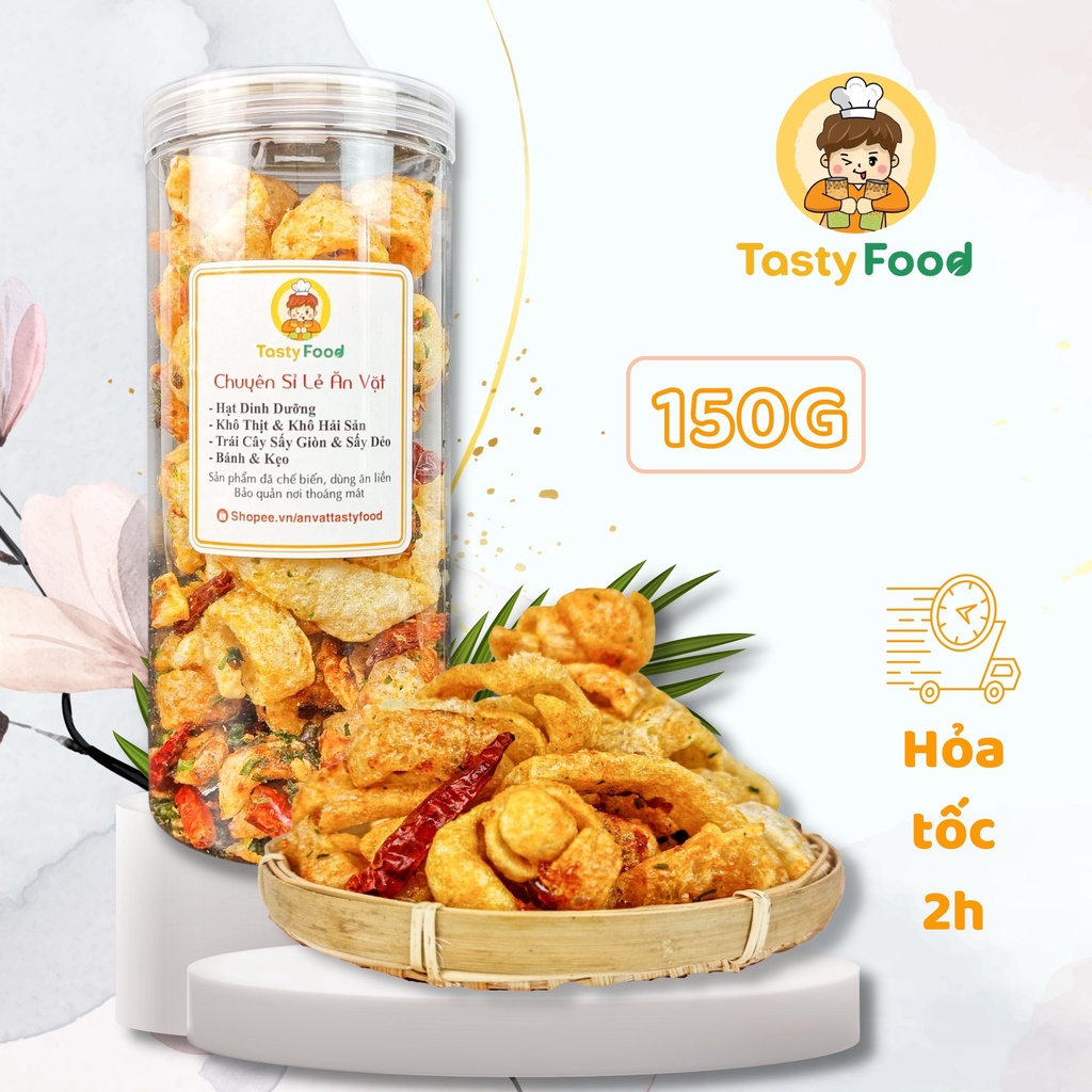 150G Hũ Da Heo Mắm Hành | Hàng chất lượng loại nhất | HOÀN ĐỔI 100% nếu không như mô tả