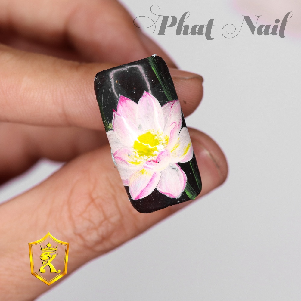 Móng vuông to vẽ mẫu nail