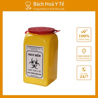 Bình hủy bơm, kim tiêm 2,5 lít, Combo 10 bình