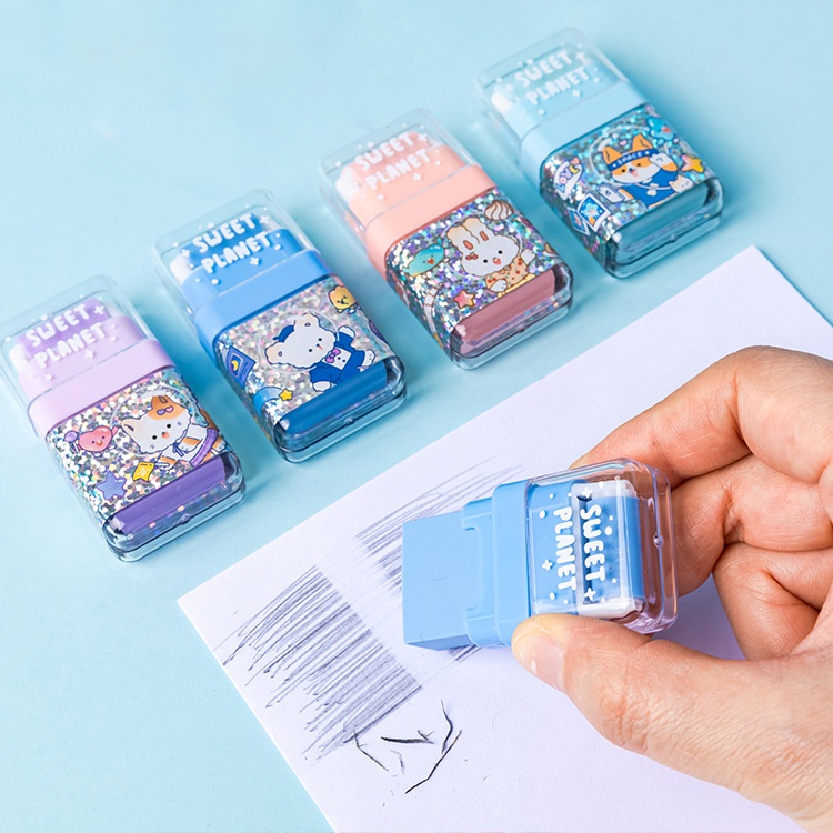 Cục Tẩy Bằng Cao Su Thiết Kế Hình Hoạt Hình Dễ Thương Dành Cho Học Sinh