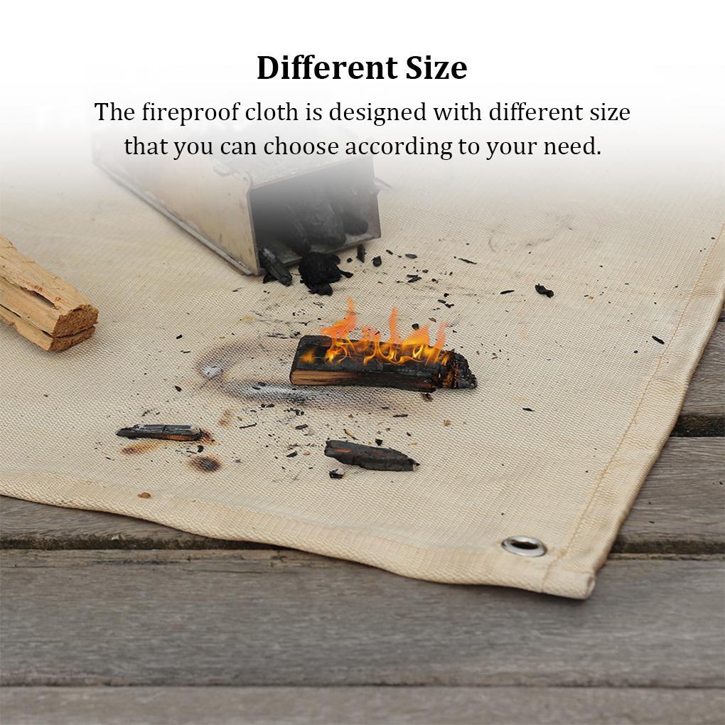 Thảm Lót Cách Nhiệt Chống Cháy Có Thể Giặt Lại Tiện Dụng Cho Tiệc Nướng Bbq